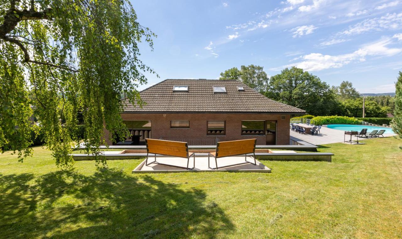 Luxueuse Et Spacieuse Villa Avec Sauna Et Piscine มัลเมอดี ภายนอก รูปภาพ