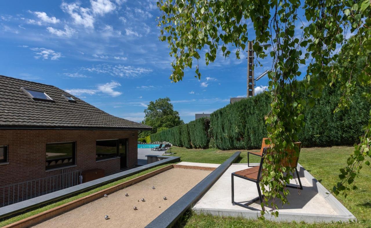 Luxueuse Et Spacieuse Villa Avec Sauna Et Piscine มัลเมอดี ภายนอก รูปภาพ